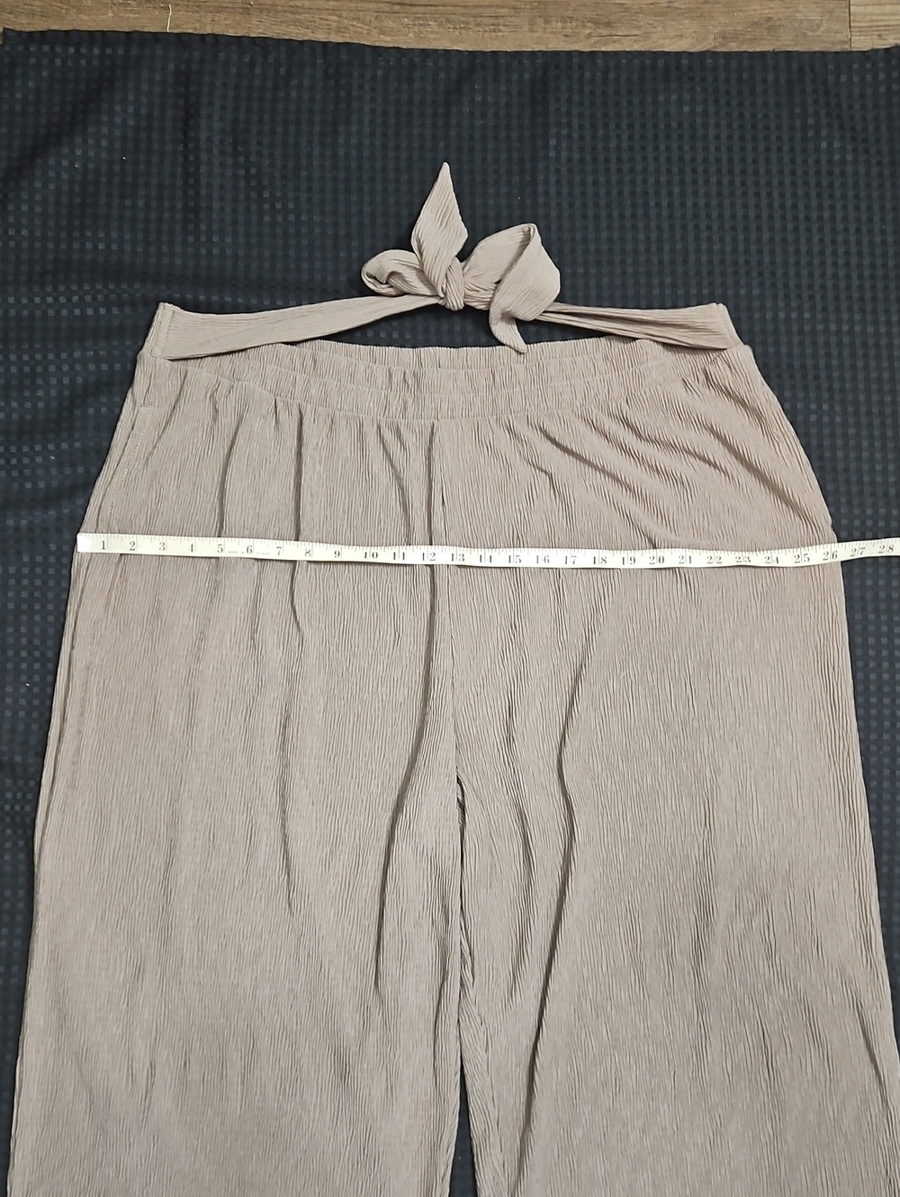 French Laundry, Wide Leg/flare, Beige, Bow, Pants, Size 3X, Pockets - Picture 6 of 10